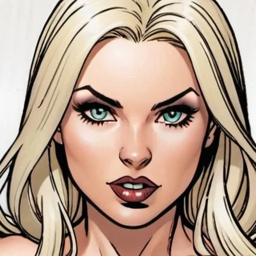 Hypnotic Bimbo Platinum Blonde In Marvel Comics