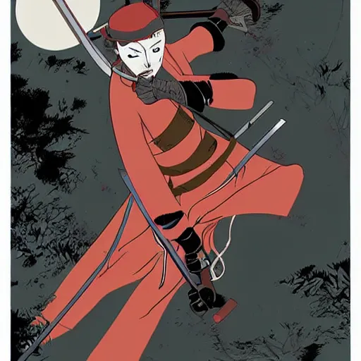 Fox Samurai With Katana Tomer Hanuka Stable Diffusion Openart