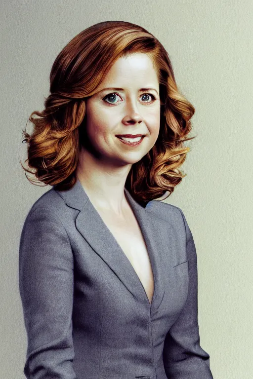 Jenna Fischer As A Ceo Cute Intricate Elegant Stable Diffusion