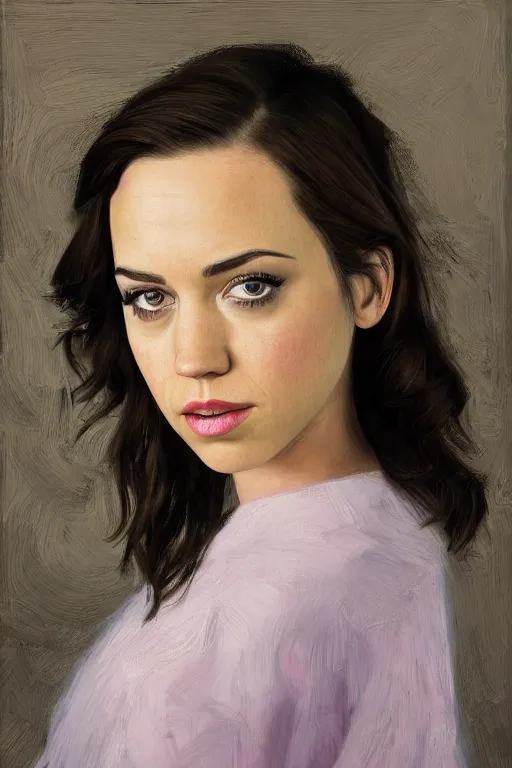 Portrait Of A Mix Between Aubrey Plaza Katy Perry Stable Diffusion