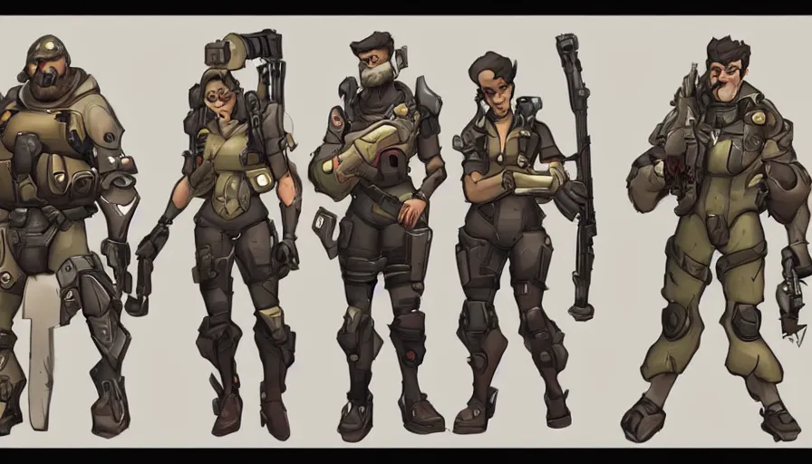 Concept Art For New Overwatch Character Sabotuer Stable Diffusion