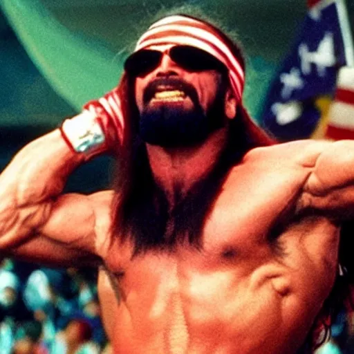 Macho Man Randy Savage Defeats Communist China Uhd Stable