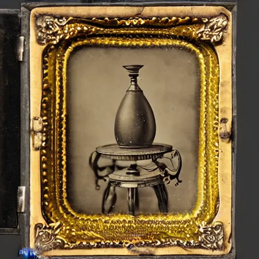 Tintype Photograph Of Exotic Objects Magic Objects Stable Diffusion