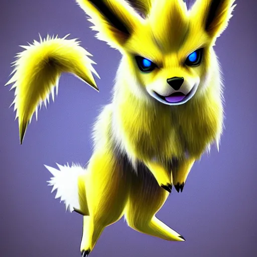 Pokemon Jolteon Human