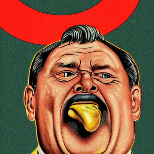 Portrait Of Leader Of Fascist Hungary Viktor Orban Stable Diffusion