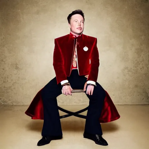 Full Body Shot Of Elon Musk Dressed As A Torero Stable Diffusion