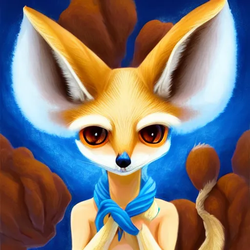 Furaffinity Furry Art Of A Fennec Fox Character With Stable Diffusion