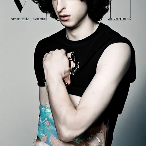 Finn Wolfhard Vman Magazine Cover Stable Diffusion OpenArt