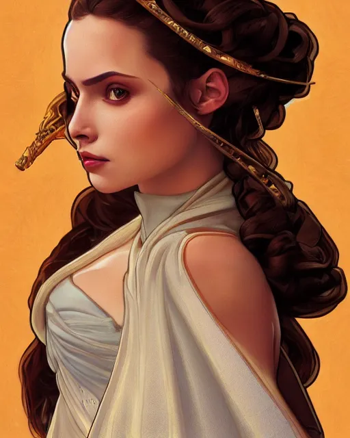 Highly Detailed Illustration Of Padme Amidala On Stable Diffusion