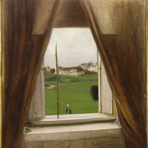 View From The Window At Le Gras By Joseph Nicephore Stable Diffusion