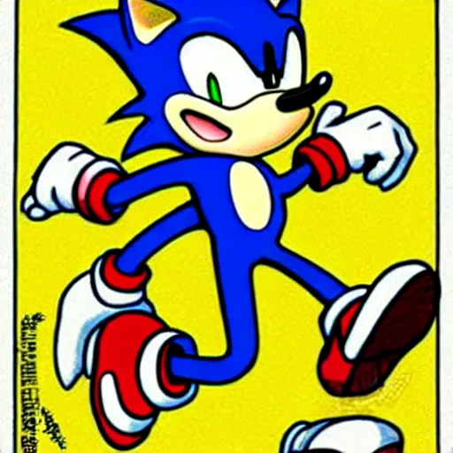 Sonic The Hedgehog As Imagined By Robert Crumb Stable Diffusion Openart