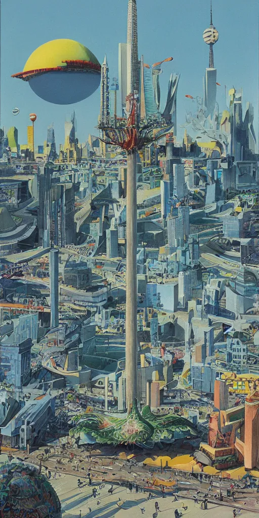 Alexanderplatz By Roger Dean Stable Diffusion OpenArt