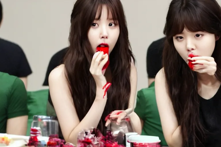 Iu Jieun Seductively Eating Stable Diffusion Openart