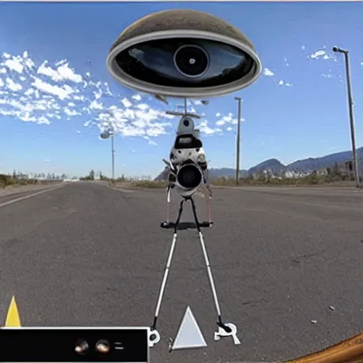 An Alien On Google Earth Street View Stable Diffusion Openart