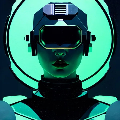 A Maciej Kuciara Art Deco Style Sci Fi Pilot Stable Diffusion