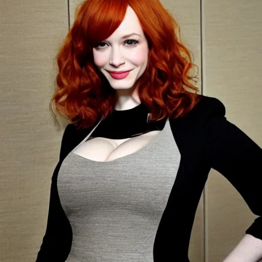 Christina Hendricks As Teacher With Short Skirt Stable Diffusion