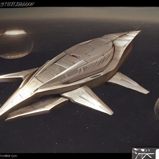 Starship Made Of Advanced Tech Oval Design Armor Stable Diffusion