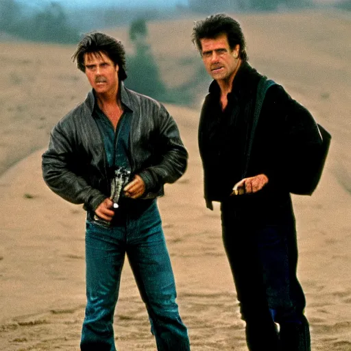 Tom Cruise And Mel Gibson Are Best Friends Movie Stable Diffusion