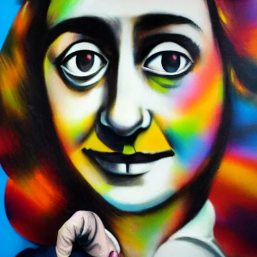 Anne Frank Artwork By Eduardo Kobra Stable Diffusion Openart