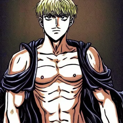 Ryan Gosling As Character From Berserk Manga Stable Diffusion