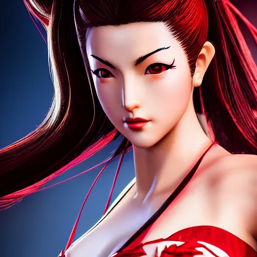 Classic Movie Poster Of Mai Shiranui In Real Life Stable Diffusion