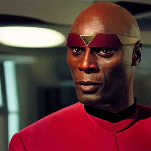 Lance Reddick As Geordi La Forge Star Trek Still Stable Diffusion