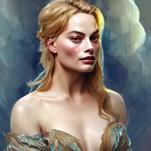 A Full Portrait Of Margot Robbie As An Angel Stable Diffusion OpenArt