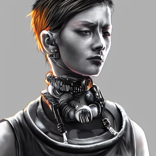 Detailed Realistic Cyberpunk Female Character Stable Diffusion OpenArt