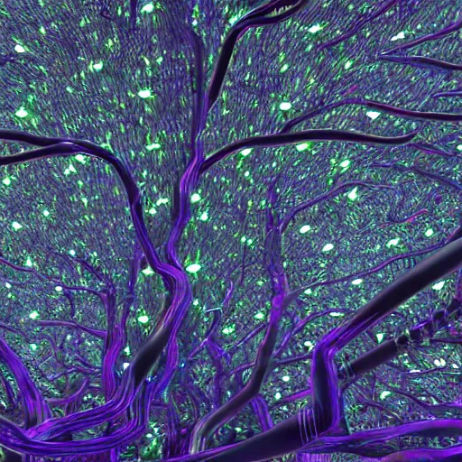 Trees Made From Densely Detailed Circuits And Stable Diffusion Openart