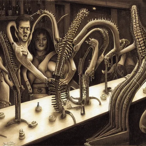 People With H R Giger Machinery Mixed Into Their Stable Diffusion