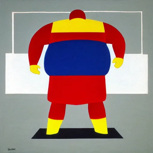 Fat Man Suprematism Art By Kazimir Malevich Stable Diffusion OpenArt