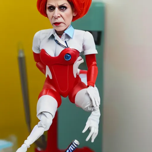 Orlan Cosplay Nicola Sturgeon In Operating Theatre Stable Diffusion