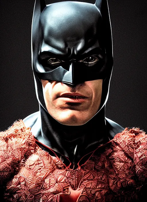 Portrait Of Batman Beautiful Detailed Intricate Stable Diffusion