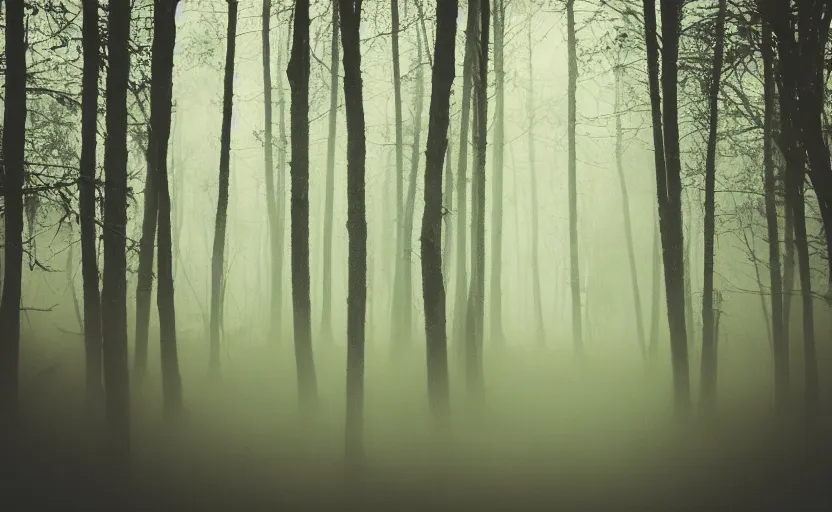 Detailed Misty Forest Something Curious Happened On Stable Diffusion