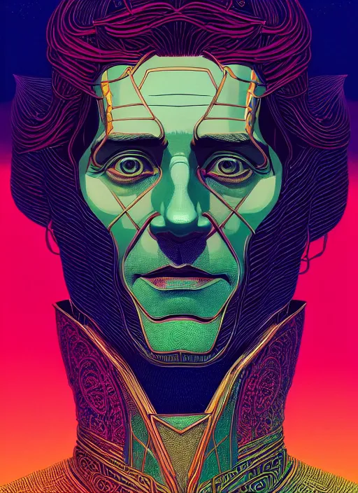 Symmetry Stunning Portrait Of Tom Hiddleston As Stable Diffusion