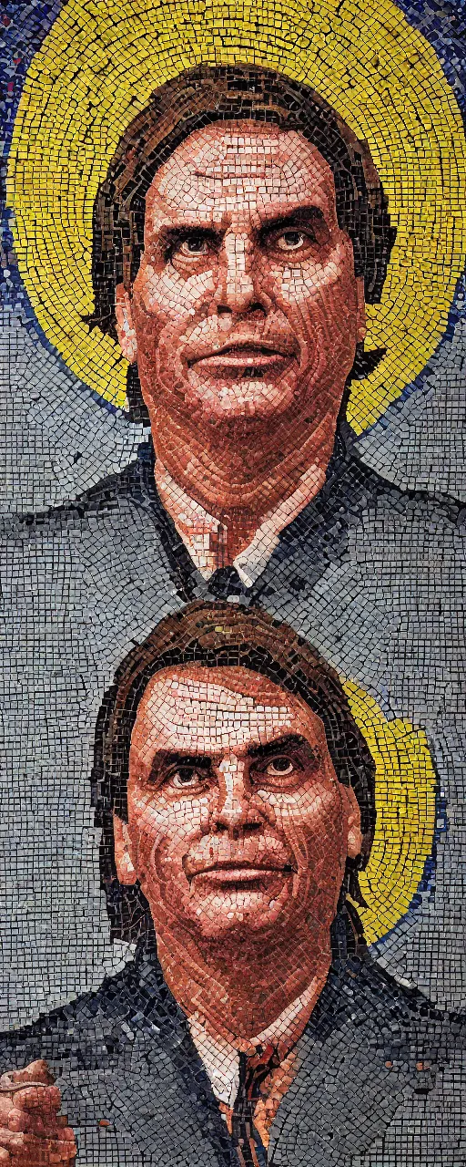 Portrait Of Brazilian President Jair Bolsonaro As A Stable Diffusion