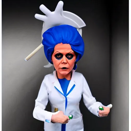 Orlan Cosplay Nicola Sturgeon In Operating Theatre Stable Diffusion