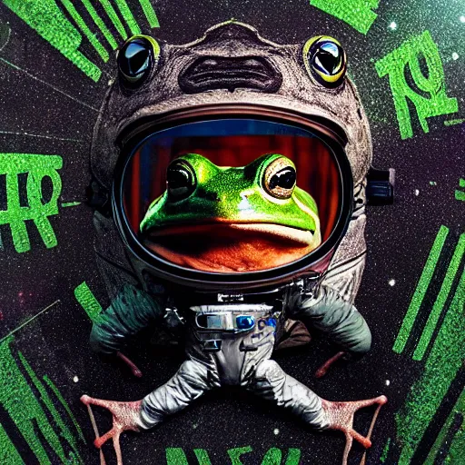 Frog In A Spacesuit And Brad Pitt In A Spacesuit Stable Diffusion