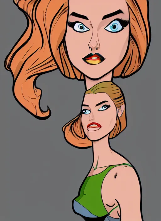 Amber Heard As A Bob Clampett Cartoon Detailed Stable Diffusion