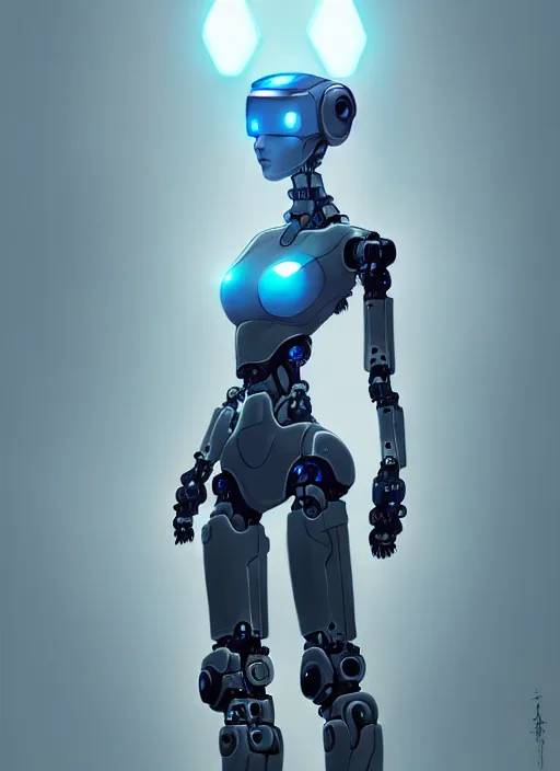 Concept Art Of A Cybernetic Robot Girl Protagonist Stable Diffusion