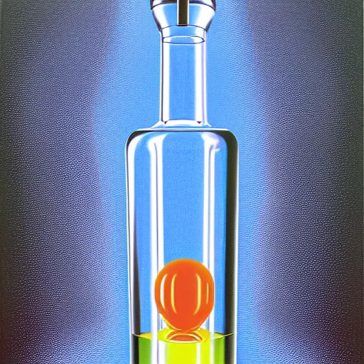 Glass Vodka Bottle By Shusei Nagaoka Kaws David Stable Diffusion