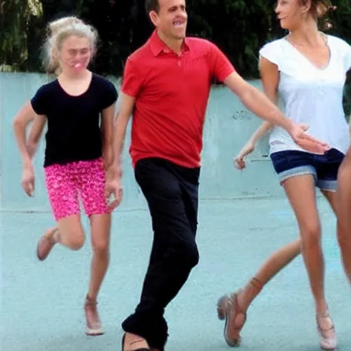 Hunter Biden With Girls Dance Nice Weekend Stable Diffusion Openart