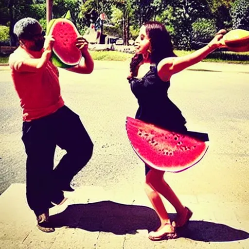 Turkish Sez Dancing With A Watermelon Stable Diffusion Openart