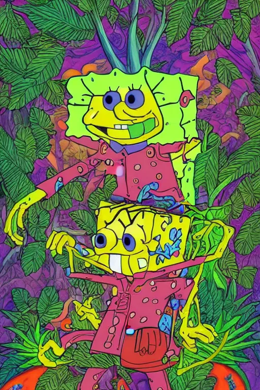 Concept Art Painting Of Demon Spongebob Lush Stable Diffusion Openart