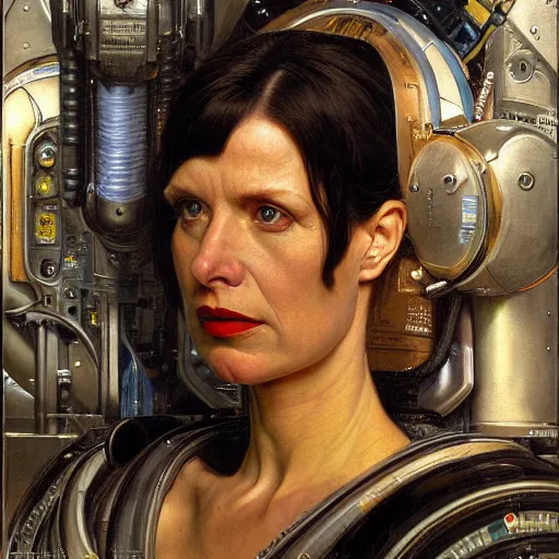 Portrait Of A Sci Fi Woman By Donato Giancola Stable Diffusion