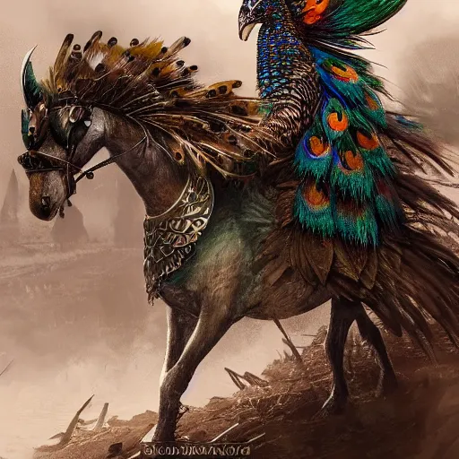 Digital Painting Of An Aztec Eagle Knight By Filipe Stable Diffusion