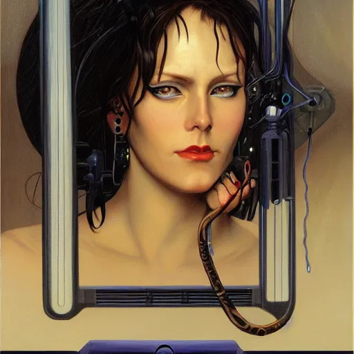 Portrait Of A Tech Witch By Gerald Brom Stable Diffusion Openart