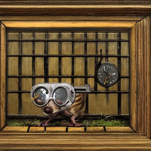 A Rat With Steampunk Googles By Lee Madgwick Stable Diffusion Openart