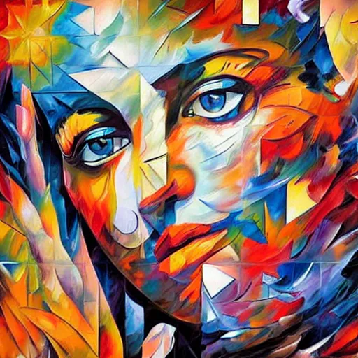 Square Canvas By Tristan Eaton And Leonid Afremov Stable Diffusion