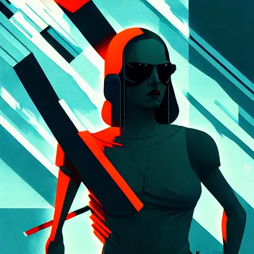 A Maciej Kuciara Art Deco Style Sci Fi Pilot Stable Diffusion